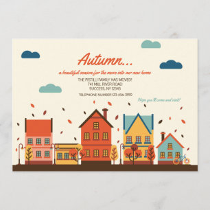 秋の近隣の移動発表 案内状