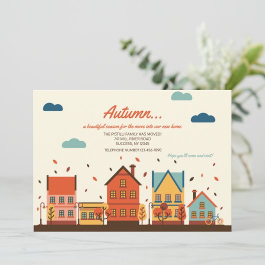 秋の近隣の移動発表 案内状 (スタンド正面)