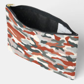 秋の迷彩大 アクセサリーポーチ (見開き)