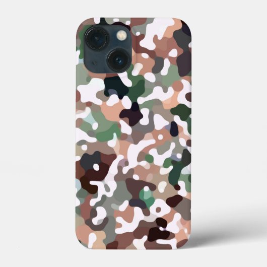 秋の迷彩柄紅葉 Case-Mate iPhoneケース (裏面)