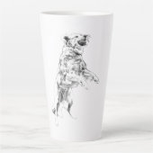 秋の追撃が解き放たれた カフェラテマグ (正面)