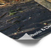 秋の道のポスター ポスター (角)