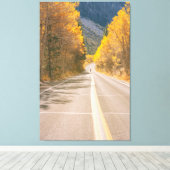 秋の道 キャンバスプリント (インサイチュ (ウッドフロア))