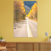 秋の道 キャンバスプリント (インサイチュ (リビング))