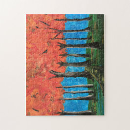 秋の道 ジグソーパズル