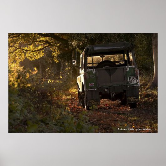 秋の道 ポスター (正面)