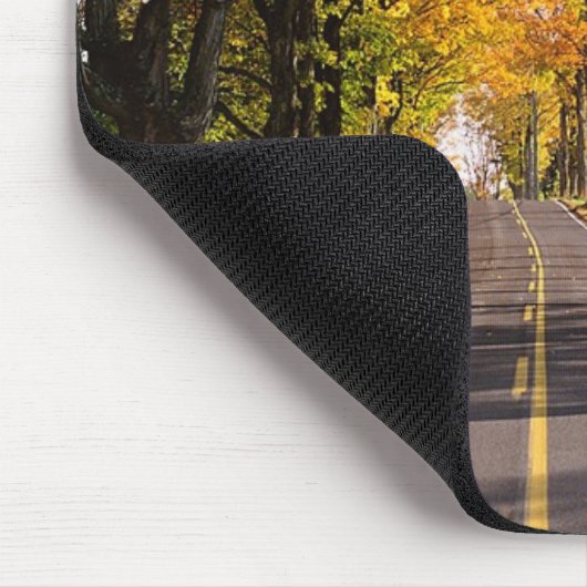 秋の道 マウスパッド (コーナー)