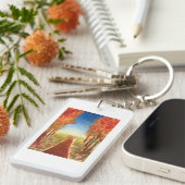 秋の道 – KidsArt for CHOC キーホルダー (正面右)