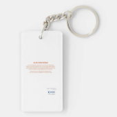 秋の道 – KidsArt for CHOC キーホルダー (裏面)