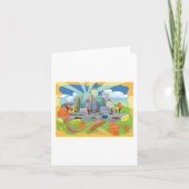 秋の都市 カード (正面)