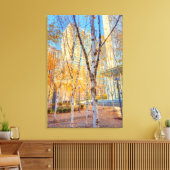 秋の都市 キャンバスプリント (インサイチュ (リビング))