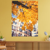 秋の都市 キャンバスプリント (インサイチュ (リビング))