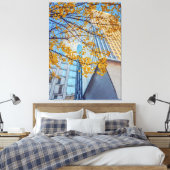 秋の都市 キャンバスプリント (インサイチュ (寝室))