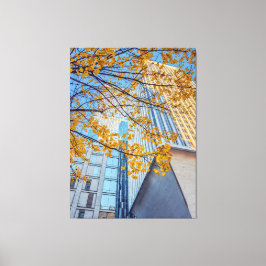 秋の都市 キャンバスプリント
