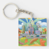 秋の都市 キーホルダー (正面)