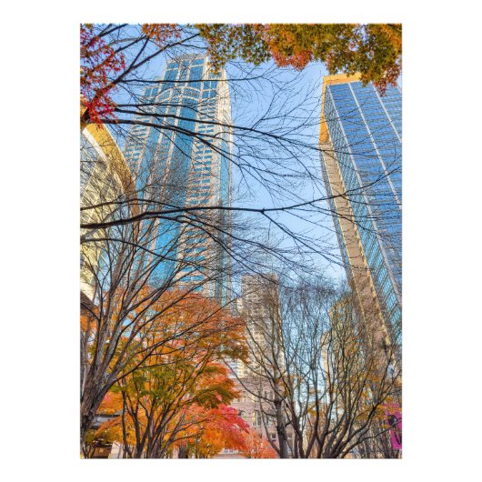 秋の都市 フォトプリント (正面)