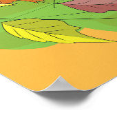 秋の都市 ポスター (角)