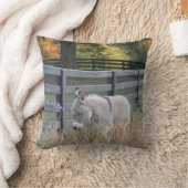 秋の野のロバ クッション (ブランケット)