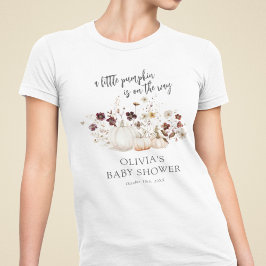 秋の野の花のベビーシャワー トライブレンドＴシャツ