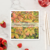 秋の野生のグレープ葉ネ スタンダードランチョンナプキン (インサイチュ)