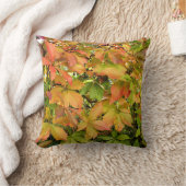 秋の野生のデマの葉 クッション (ブランケット)