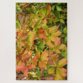 秋の野生のデマの葉 ジグソーパズル (縦)