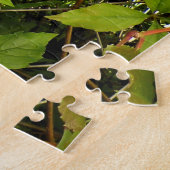 秋の野生のデマの葉 ジグソーパズル (側面)