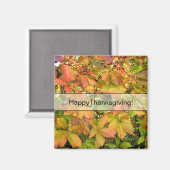 秋の野生のデマの葉 マグネット (正面/裏面)