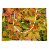 秋の野生のデマの葉 ラージペーパーバッグ (正面)