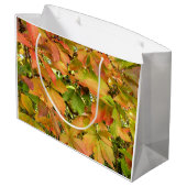 秋の野生のデマの葉 ラージペーパーバッグ (裏面アングル)