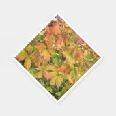 秋の野生のブドウ葉の スタンダードランチョンナプキン (角)