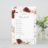 秋の野生の花の祈りの言葉ベビーのサイン (スタンド正面)