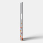 秋の野生の花の茶色のバラパーソナライズされた名 Case-Mate iPhoneケース (裏面 / 右)