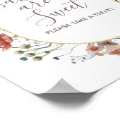 秋の野草のベビーは甘い ポスター (角)