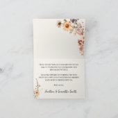 秋の野草サンキューカード折り サンキューカード (内部)