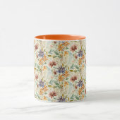 秋の野草模様 マグカップ (中央)