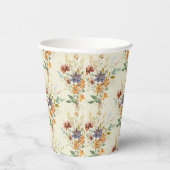 秋の野草模様 紙コップ (右)