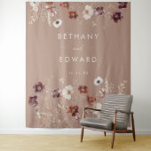 秋の野草牧草結婚ループ タペストリー (インサイチュ)