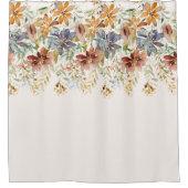 秋の野草縁ど シャワーカーテン (正面)