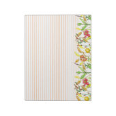 秋の野草草原 ノートパッド (回転)