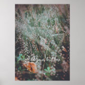 秋の野草 ポスター (正面)