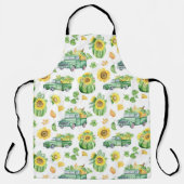 秋の野菜とヴィンテージ エプロン (正面)