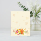 秋の野菜と果物サンクスギビング・レターヘッド (スタンド正面)