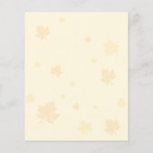 秋の野菜と果物サンクスギビング・レターヘッド (裏面)