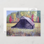 秋の野 - ポストカード (正面/裏面)