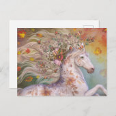 秋の金ゴールドはがき ポストカード (正面/裏面)