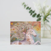 秋の金ゴールドはがき ポストカード (スタンド正面)