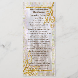 秋の金ゴールドクリ葉ットのバチェロレッテ週末 メニュー