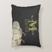 秋の金ゴールドホワイトパンプキンズブラック美しいサロンモノ アクセントクッション (正面(垂直))