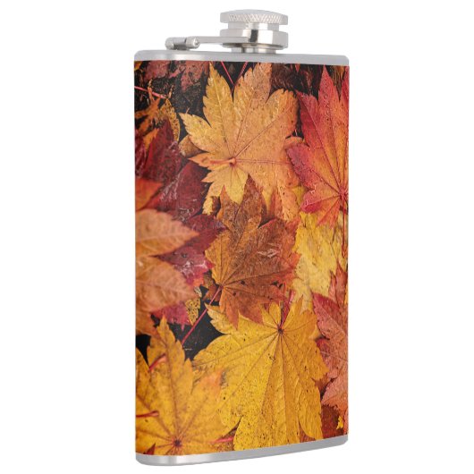 秋の金葉の フラスク (右)